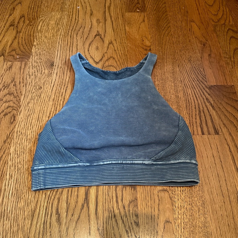 Blue Lulu High neck Top